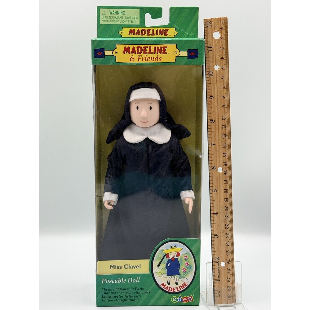 MINT Madeline & Friends Miss Clavel Poseable Doll Eden New In Box 2000 Sister